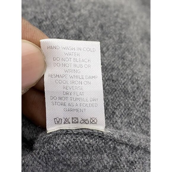 L2 London Womens Open Cardigan Sweater w/ Front Pockets Cashmere One Size - Picture 7 of 7